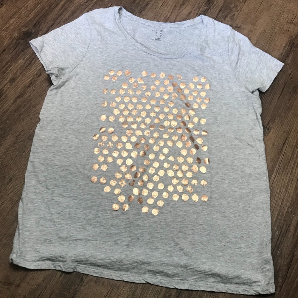 Metallic dots t-shirt